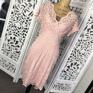 Marina lace blush dress 10